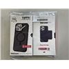 Image 1 : 3 IPHONE 15 PRO MAX CASES - WALLET CASE AND 2 TUFF8 MAFSAFE CASES