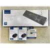 Image 1 : INSIGNIA WIRED KEYBAORD AND 2 WIRELESS MOUSE AND BLUETOOTH ADAPTER