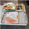 Image 1 : ULTIMATE BACON CRISPER, BAMBOO CHEESE BOARD, AND 3PC BOMBOO CUTLERY TRAY