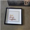 Image 2 : COFFEE FIRST PICTURE AND SKULL CANVAS