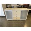 Image 1 : QUARTZ TOP SIDEBOARD WITH GLASS DOORS