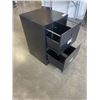 Image 2 : BLACK 2 DRAWER FILING CABINET