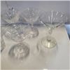 Image 2 : ASSORTED PINWHEEL CRYSTAL STEMWARE