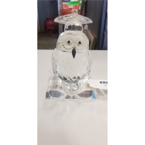 SHANNON CRYSTAL OWL FIGURE