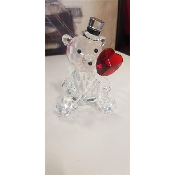 SHANNON CRYSTAL TEDDY BEAR WITH HEART