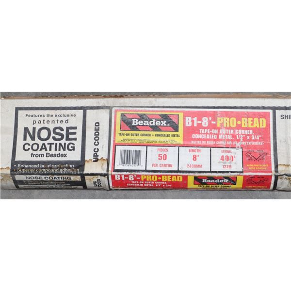 6 PIECES OF BEADLOCK (DRYWALL CORNERS)