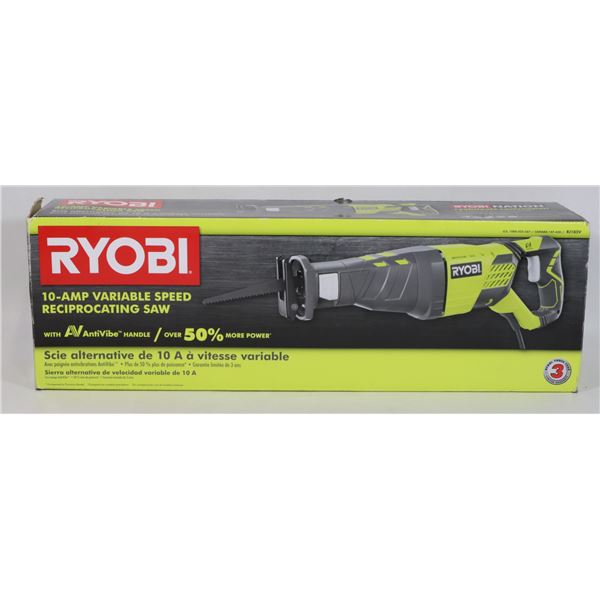 NEW RYOBI 10 AMP RECIPROCATING SAW IN BOX