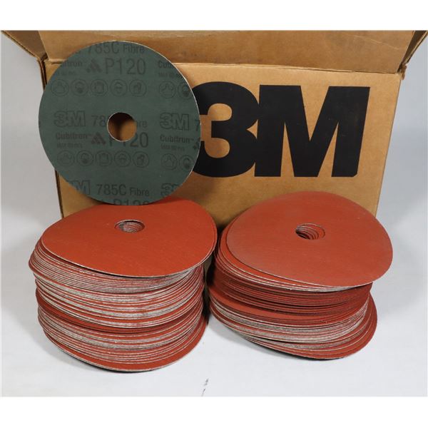 LARGE LOT OF NEW 3M CUBITRON P120 5" DISCS
