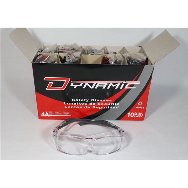 NEW 9PC CASE OF DYNAMIC SAFETY GLASSES