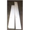 Image 1 : 4 PIECES OF WHITE MDF SHELVING