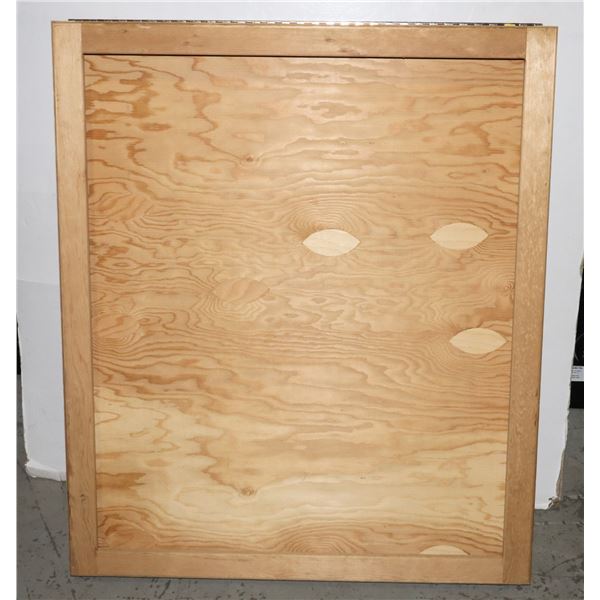 LARGE WALL MOUNT WOOD SHADOWBOX STYLE DISPLAY