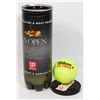 Image 1 : NEW PACKAGE OF 3 - WILSON TENNIS BALLS