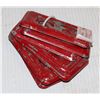 Image 1 : BUNDLE OF RED METAL RECEPTACLE COVERS