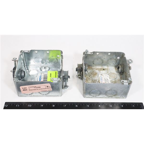 TWO ELECTRICAL JUNCTION BOXES