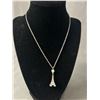 Image 2 : Lot Of 3 Pretty Silvertone Pendant Necklaces