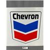 Image 2 : Chevron Gas Metal Sign. Approx 35.5" x 18"