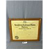 Image 1 : 1948 Oak Framed 'Sprayberry Academy Of Radio' Diploma