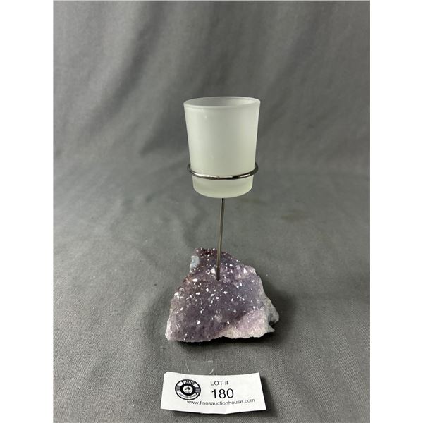 Amethyst Candle Holder. MSRP $480.00