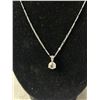 Image 2 : Swarovski Crystal Pendant & Chain Necklace