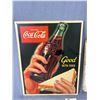 Image 2 : 2 Coca Cola Metal Tin Signs Approx. 12.5" x 16"