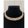 Image 2 : Vintage Rhinestones Collar Choker Necklace & Pair Of Earrings