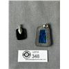 Image 2 : 2 Beautiful Art Glass Pendants