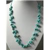 Image 2 : Triple Strand Of Genuine Turquoise Stone Necklace 20"+ In Length