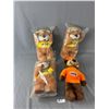 Image 1 : 3 Zeller's Plush Zeddy Bears Plus A & W Root Bear. Approx. 16" & 18"