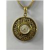 Image 2 : Vintage Gold Tone Working Ceravielle Swiss Pendant Necklace Watch