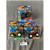 Image 1 : Lot Of 3 Hotwheels Monster Trucks. New In Packaging