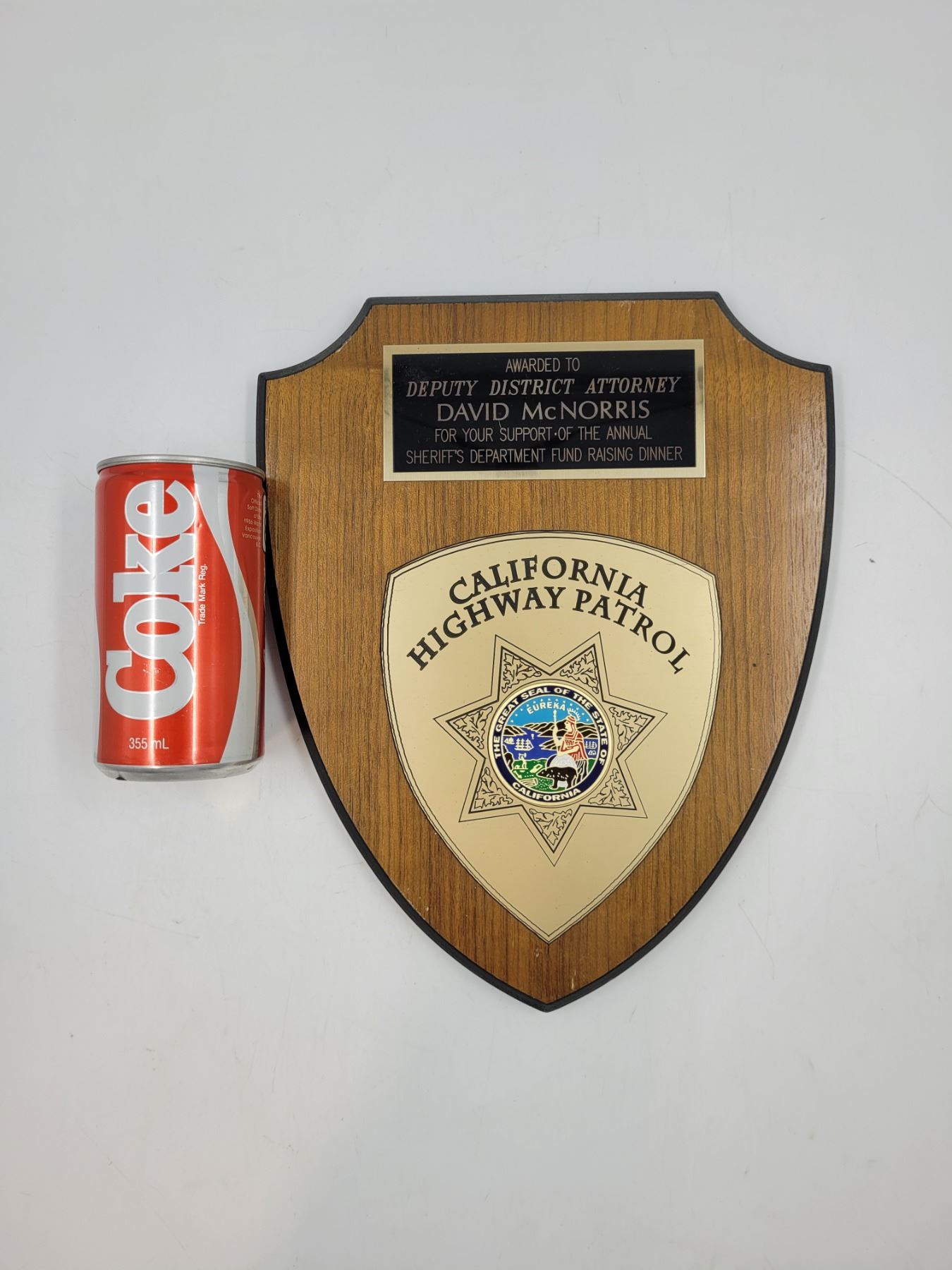 California Highway Patrol Plaque