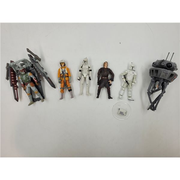 New and Vintage Star Wars Figures