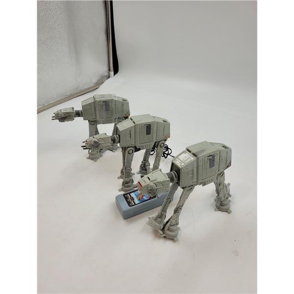 3 Vintage Star Wars AT-AT Walkers