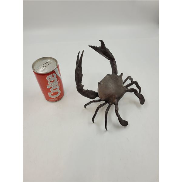Vintage Copper Crab Decor
