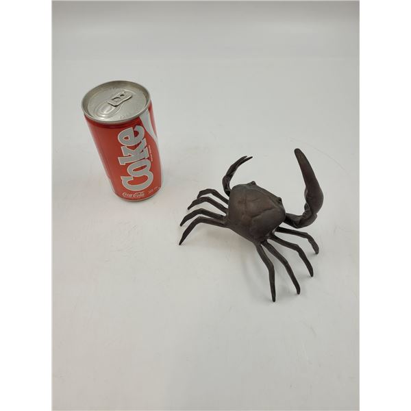 Vintage Copper Crab Decor
