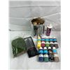 Image 1 : Assortment of Paints and Crafting Supplies