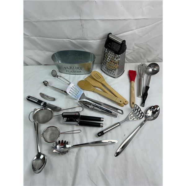 Assortment of Kitchen Utensils