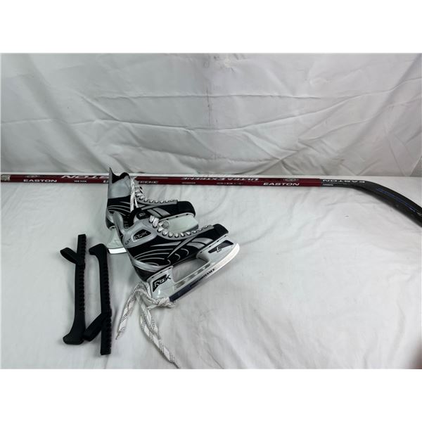 Easton Hockey Stick with Skates