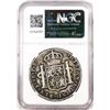 Image 2 : 1792PTS PR Bolivia 8 Reales Silver Coin NGC Fine Details Chopmarked
