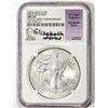 Image 1 : 2016 $1 American Silver Eagle Coin NGC MS70 First Releases Signed 30th Anniversary