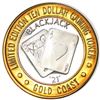 Image 1 : .999 Silver Gold Coast Las Vegas, Nevada $10 Casino Limited Edition Gaming Token