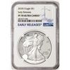 Image 1 : 2018-S $1 Proof American Silver Eagle Coin NGC PF70 Ultra Cameo Early Releases