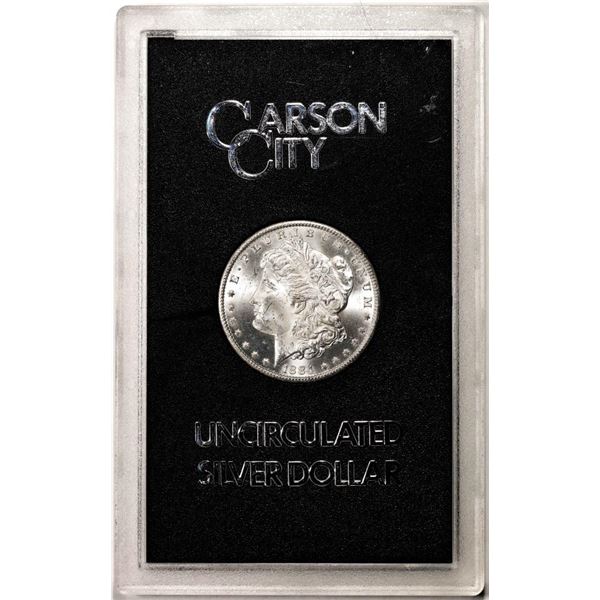 1884-CC $1 Morgan Silver Dollar Coin GSA Hoard Uncirculated
