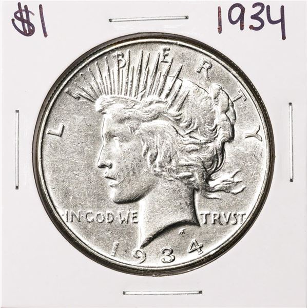 1934 $1 Peace Silver Dollar Coin