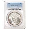 Image 1 : 1883 $1 Morgan Silver Dollar Coin PCGS MS64