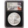 Image 1 : 2022 $1 American Silver Eagle Coin NGC MS70 First Day of Issue Gaudioso Signature