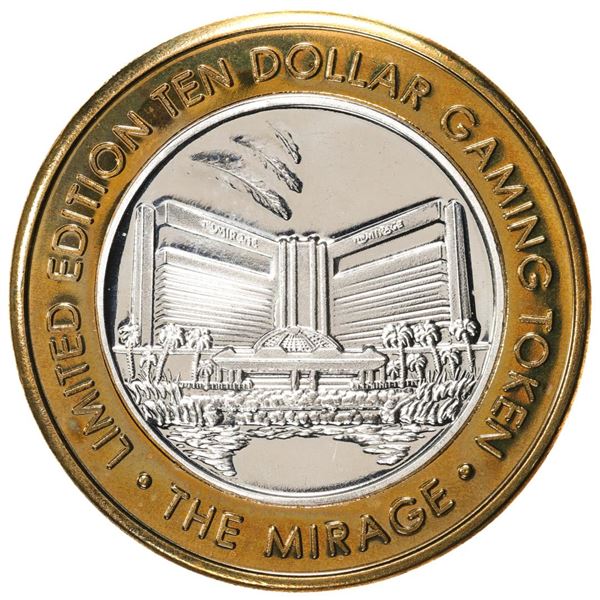 .999 Silver The Mirage Las Vegas, Nevada $10 Casino Limited Edition Gaming Token