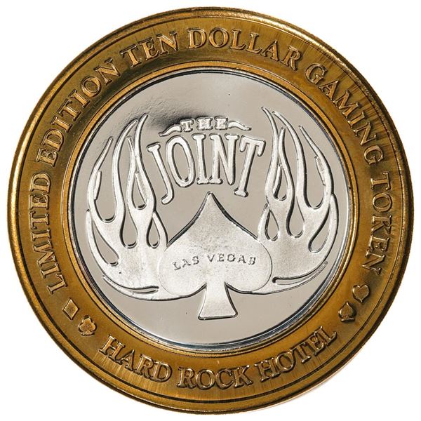 .999 Silver Hard Rock Hotel Las Vegas, Nevada $10 Casino Limited Edition Gaming Token