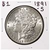 Image 1 : 1891-S $1 Morgan Silver Dollar Coin
