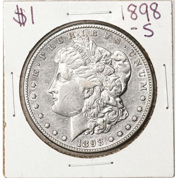 1898-S $1 Morgan Silver Dollar Coin